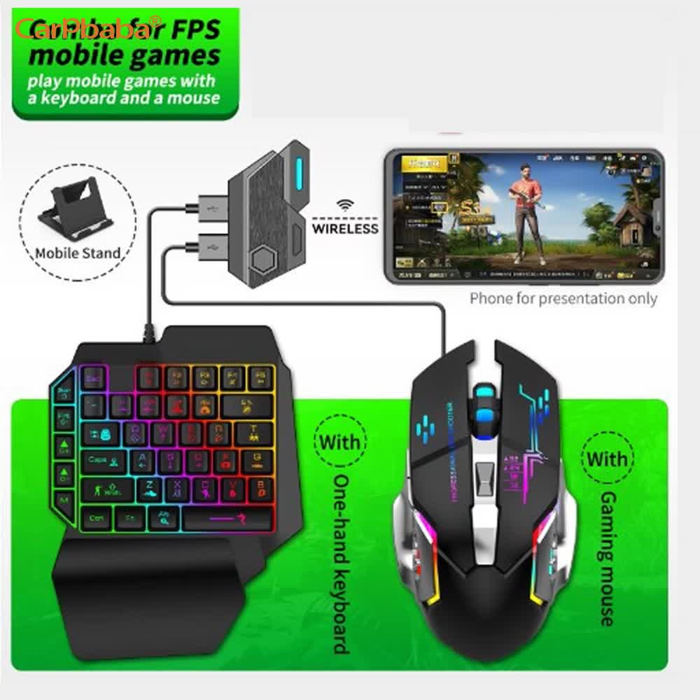 Gamepad Mobile PUBG Controller - Gaming Keyboard Mini review and price